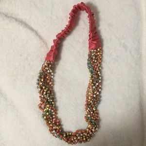 Wide jeweled headband